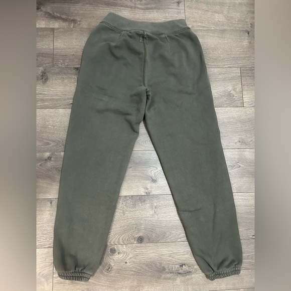 Aerie Fleece Olive Green Corset Jogger - Picture 4 of 5